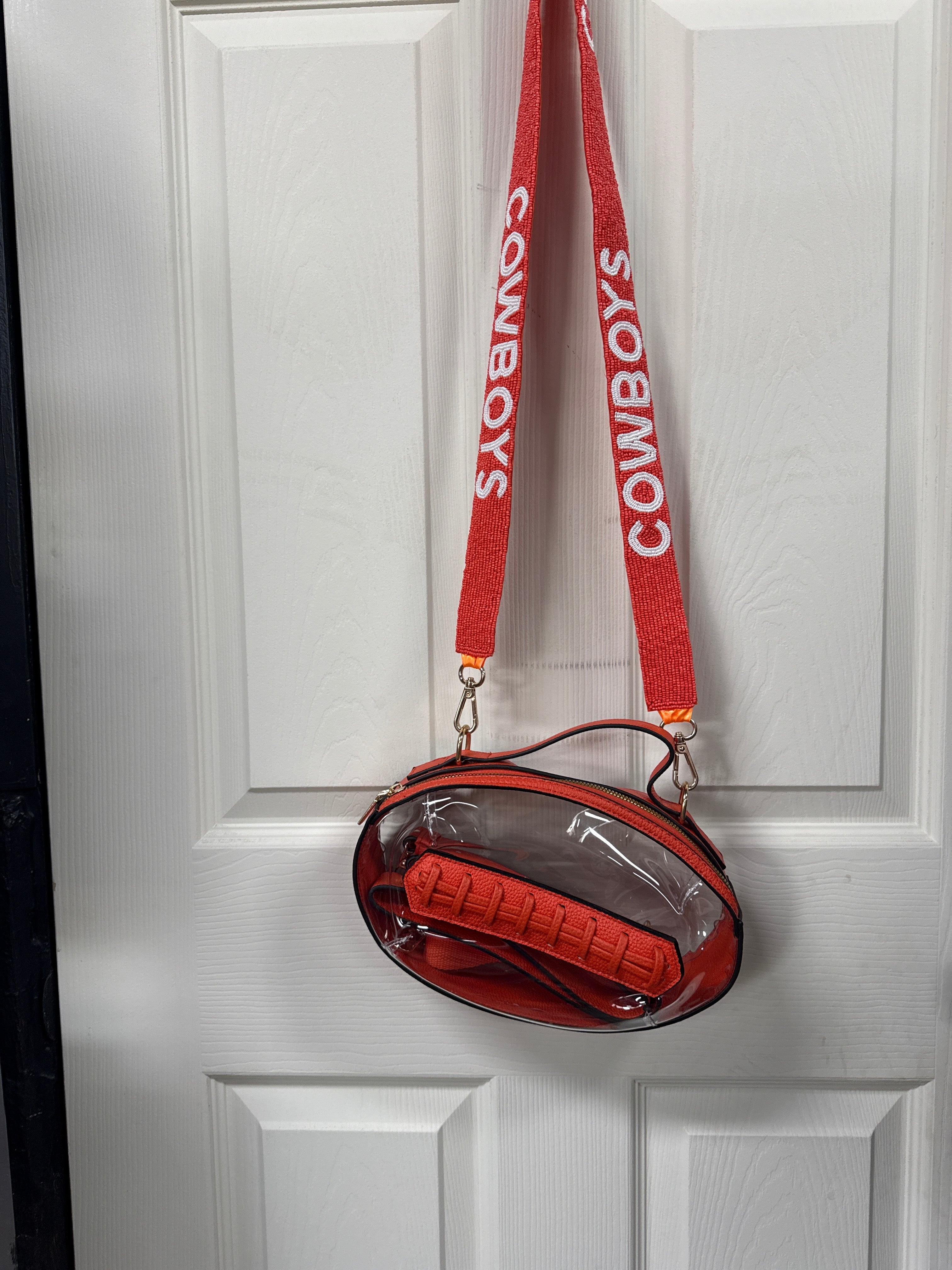 Clear Football Purse