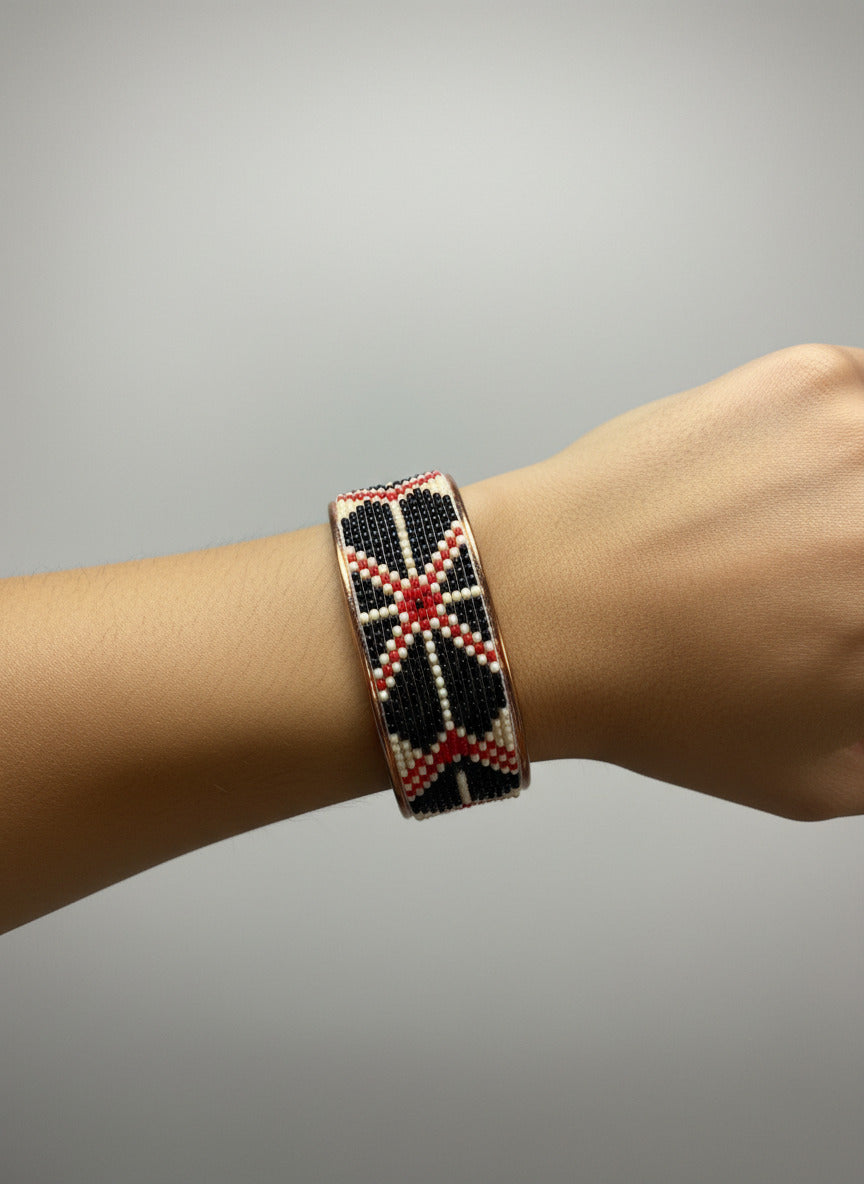 Copper Beaded Bracelet