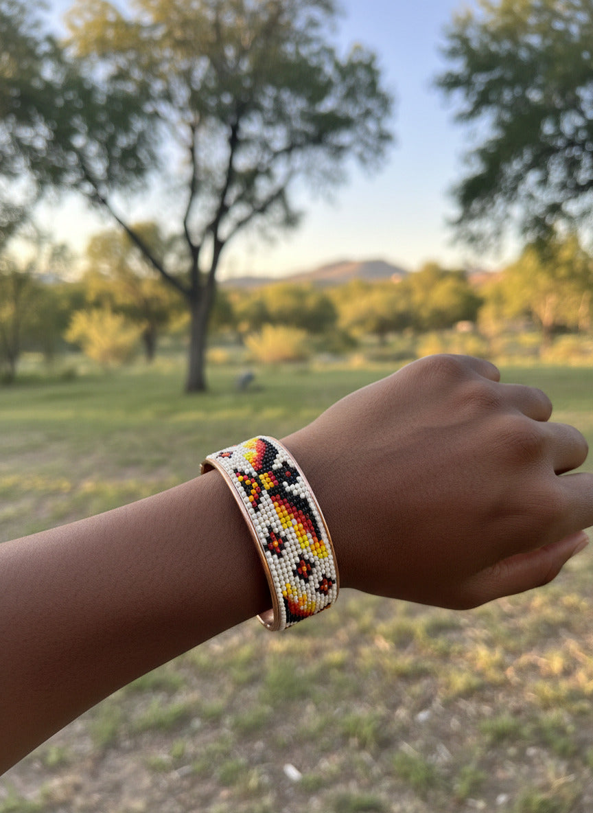 Copper Beaded Bracelet