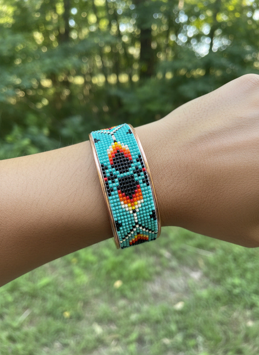 Copper Beaded Bracelet
