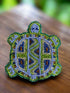 Seed Bead Turtle Barrette Hair Clip