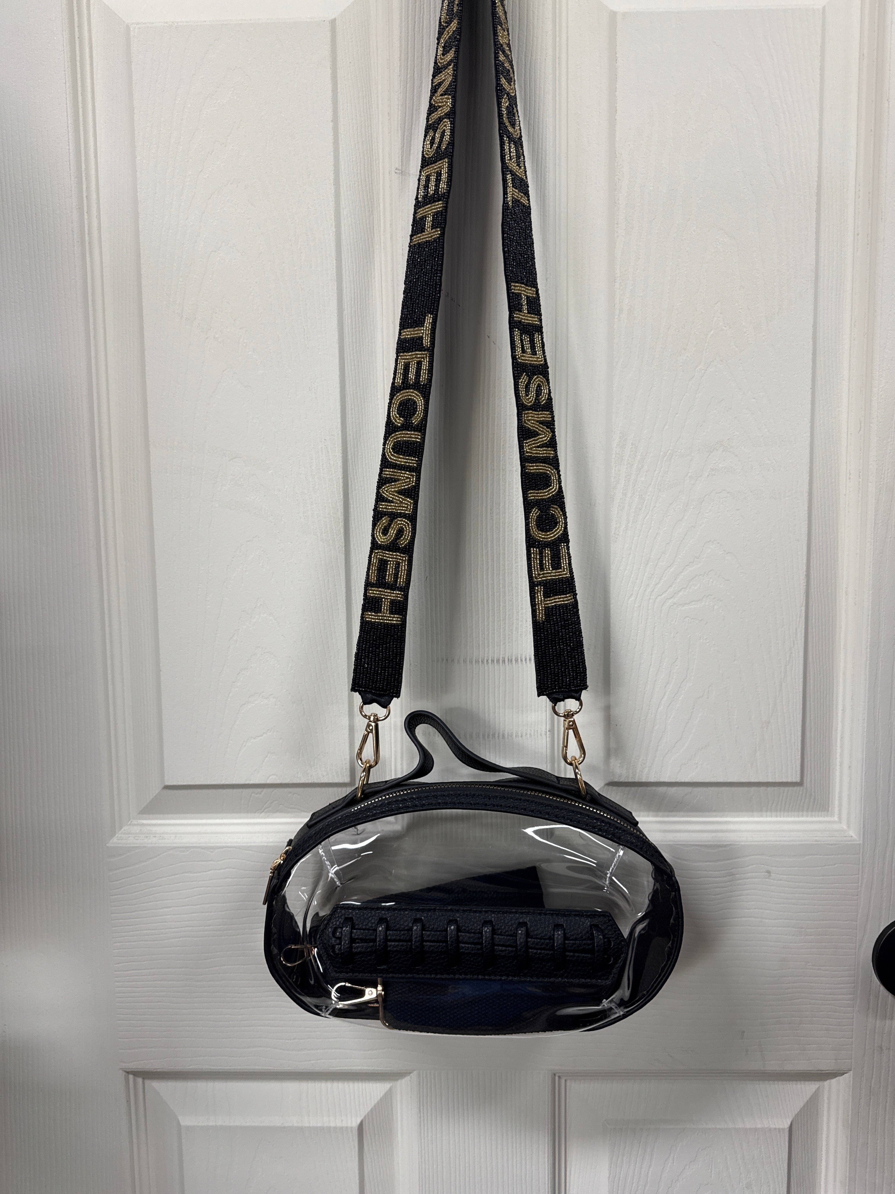 Clear Football Purse
