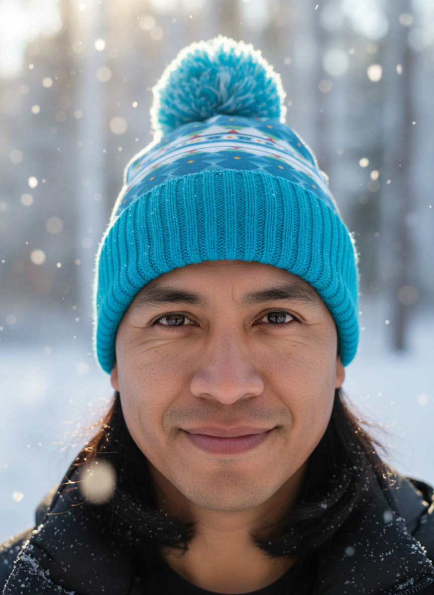 Sublimation Southwest Print Knit Hat