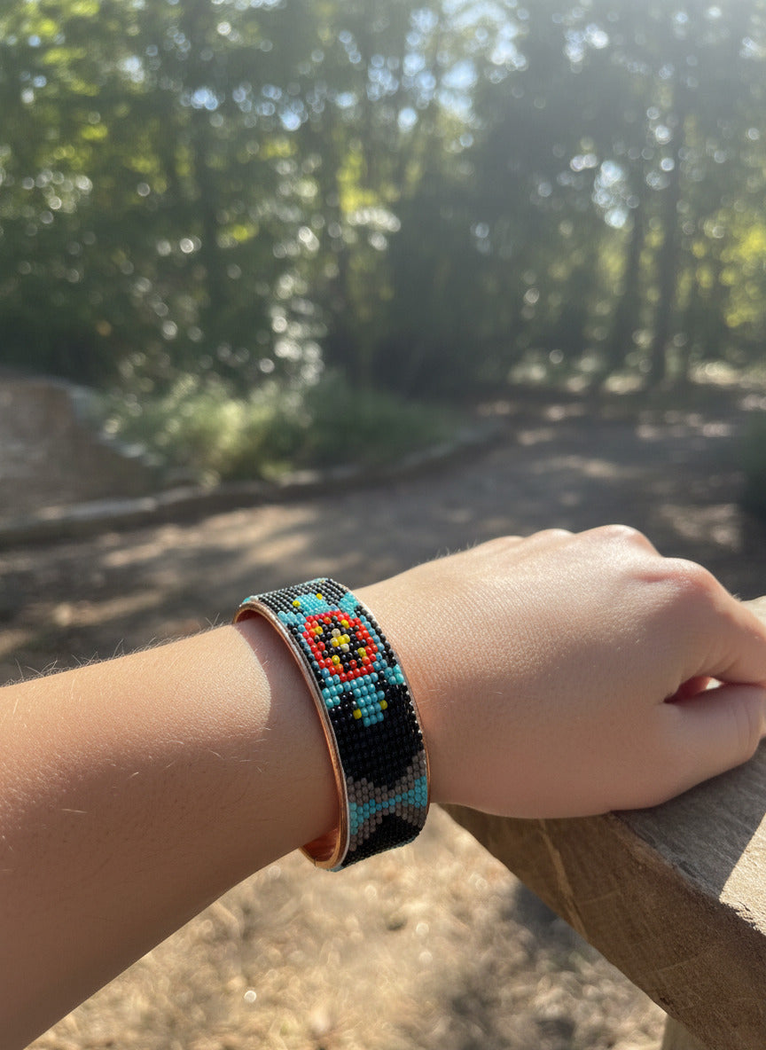 Copper Beaded Bracelet