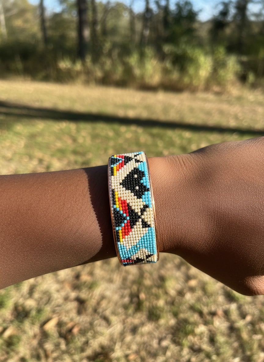 Copper Beaded Bracelet