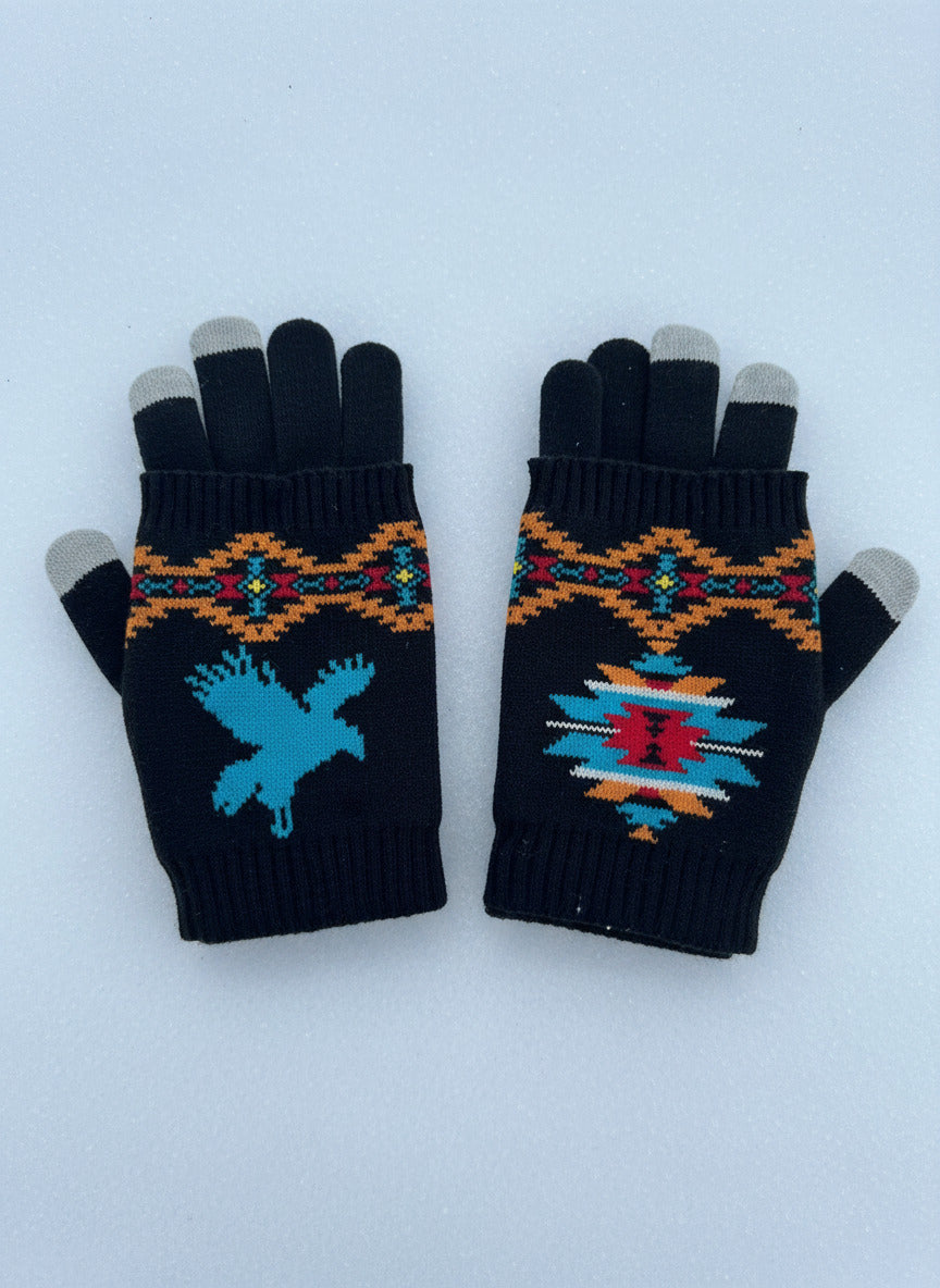Southwest Knitted Gloves