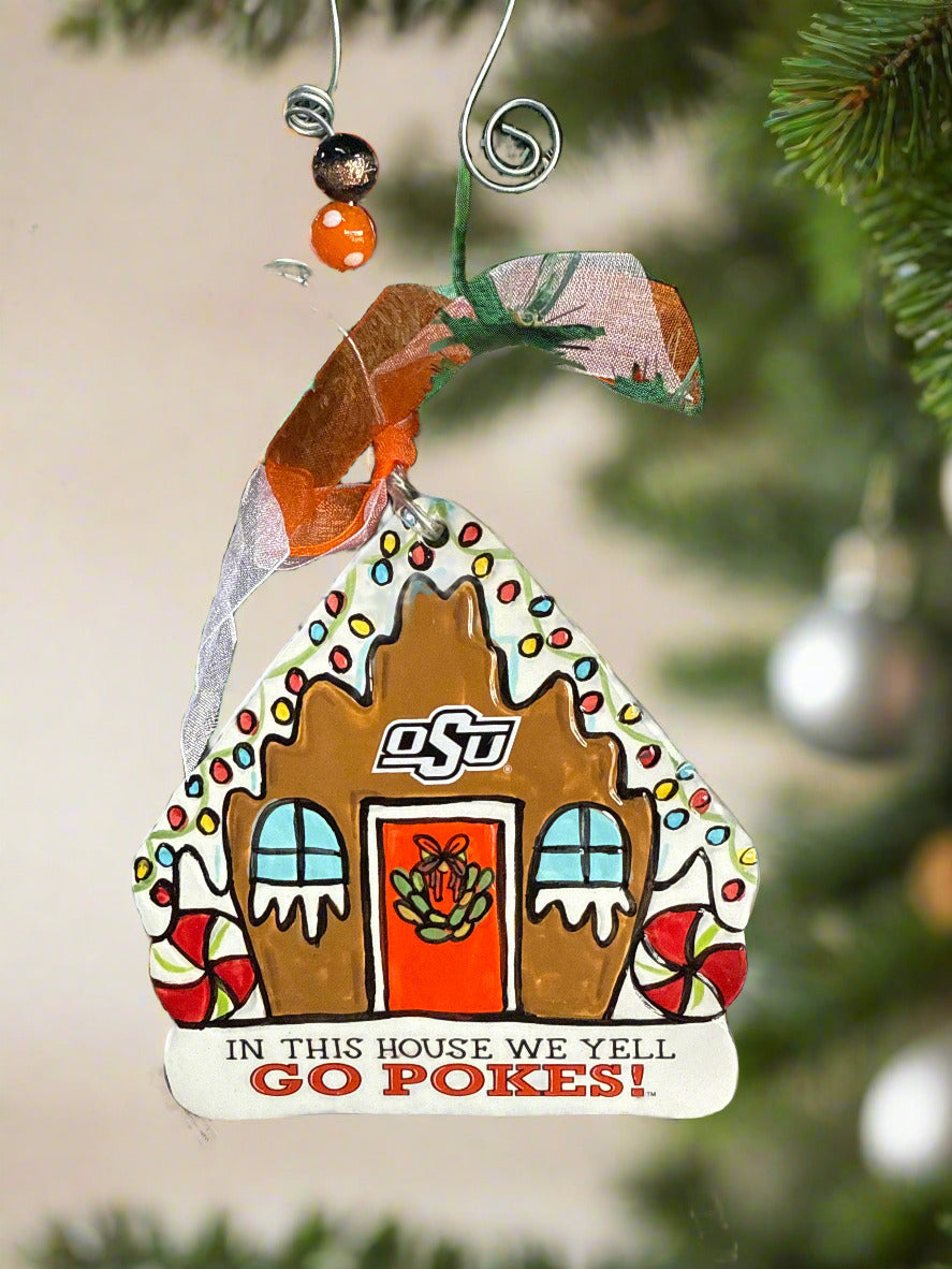 OU/OSU Christmas Ornament