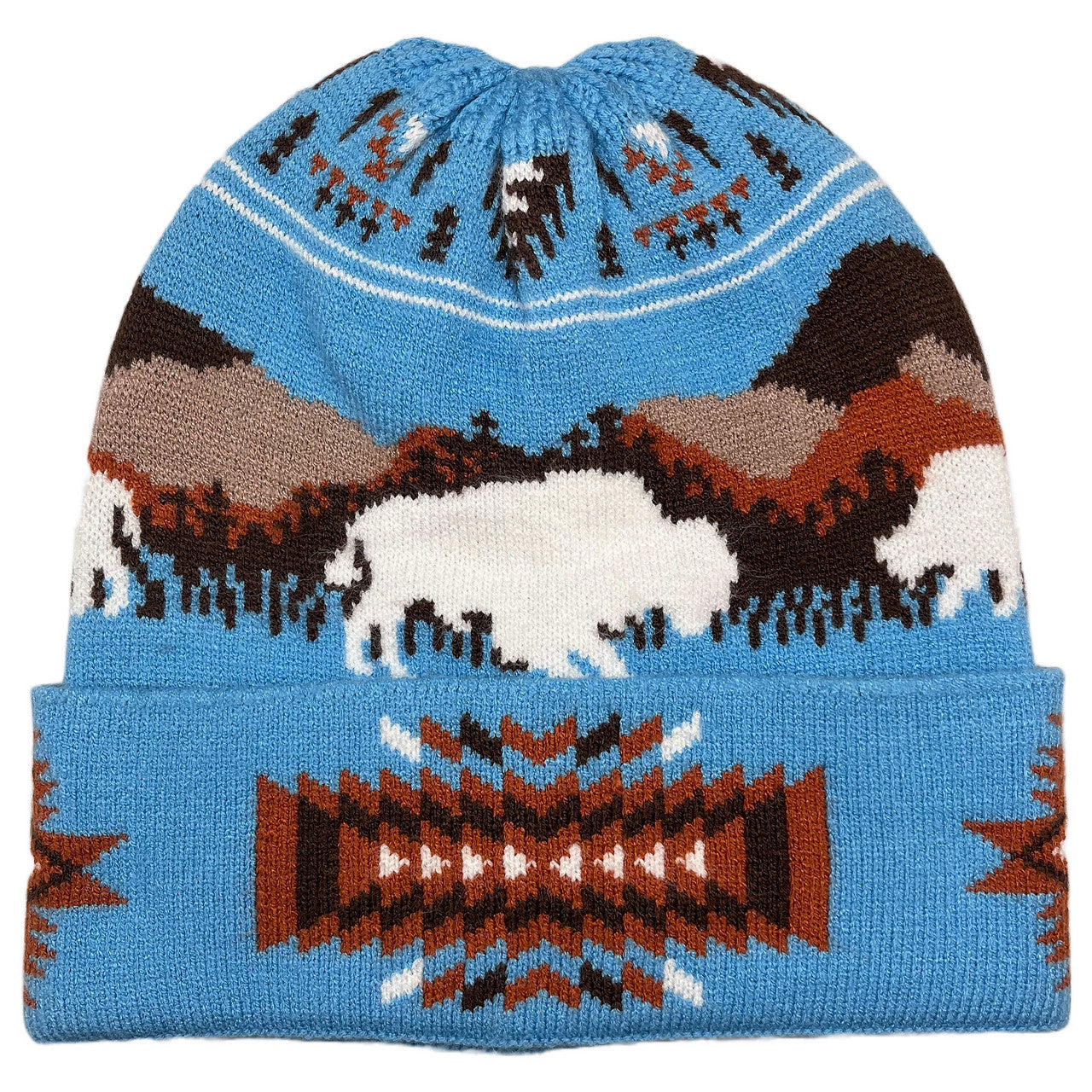 Knitted Beanie Rustic Bison