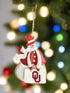 University of Oklahoma Snowman Ornament