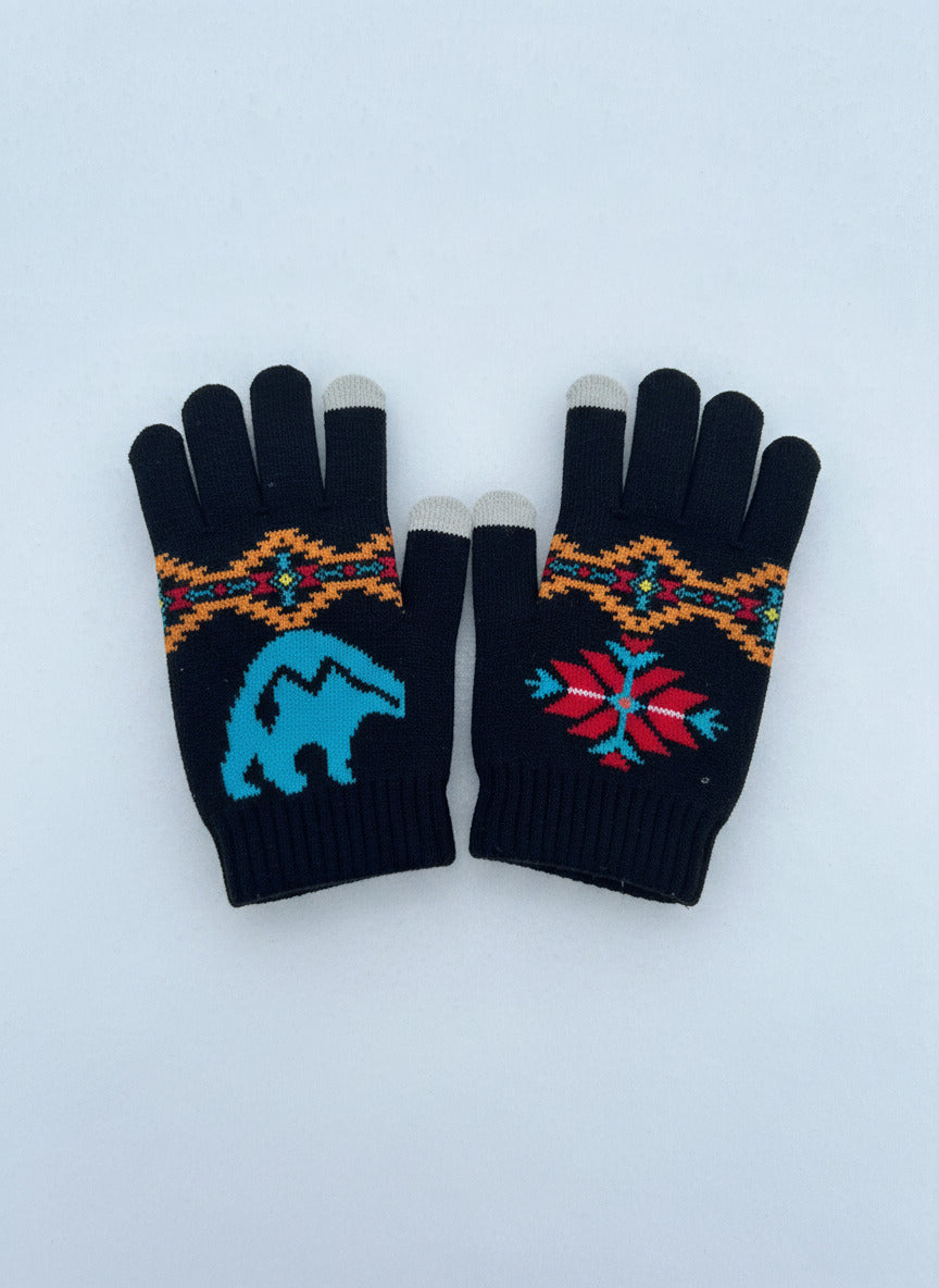 Southwest Knitted Gloves