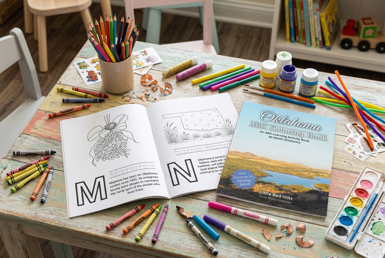 Oklahoma ABC Coloring Book
