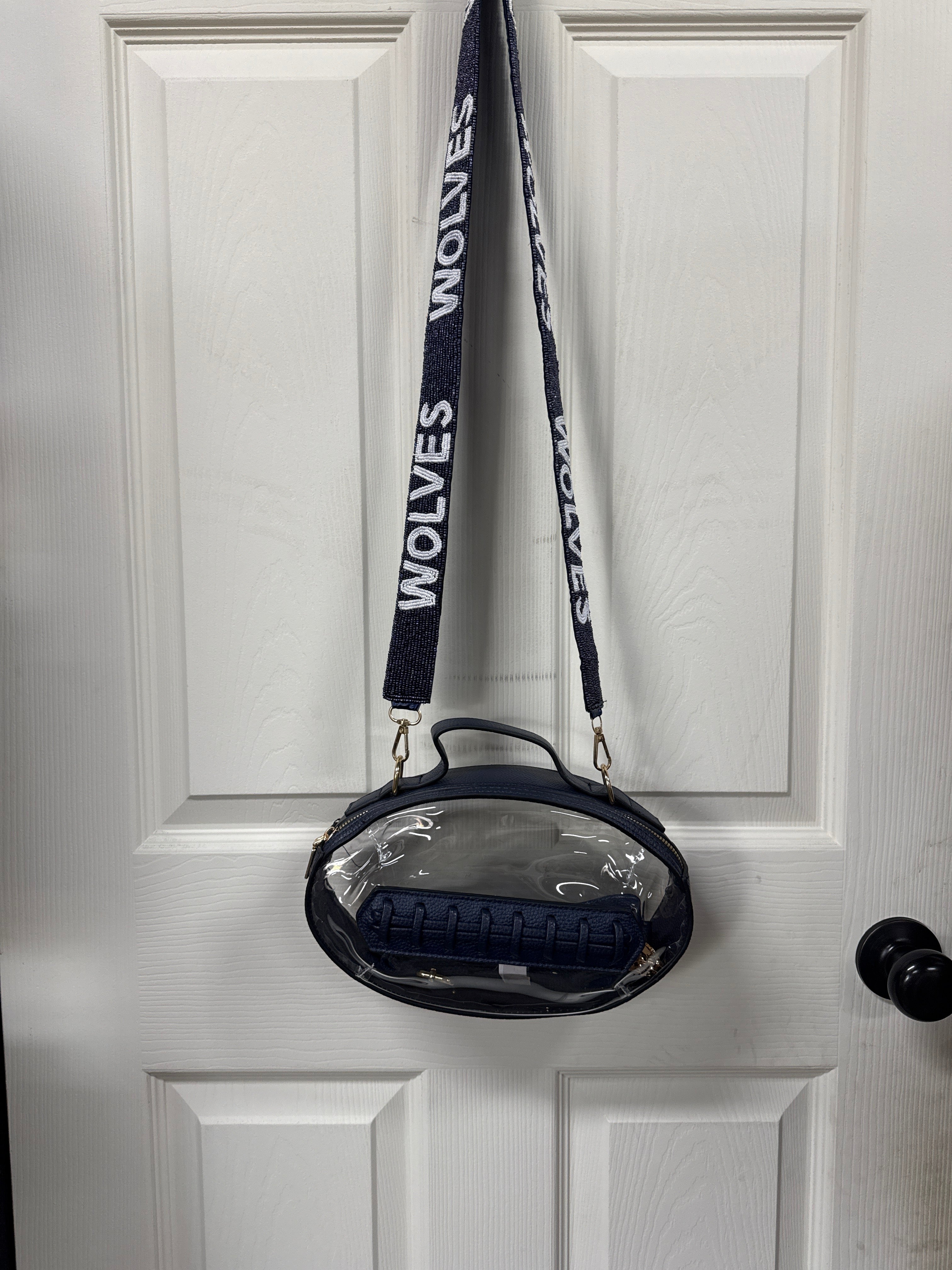 Clear Football Purse