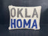 Blue OKLAHOMA Pillow