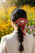 Native Beaded Fringe Barrette w/ Hair Stick