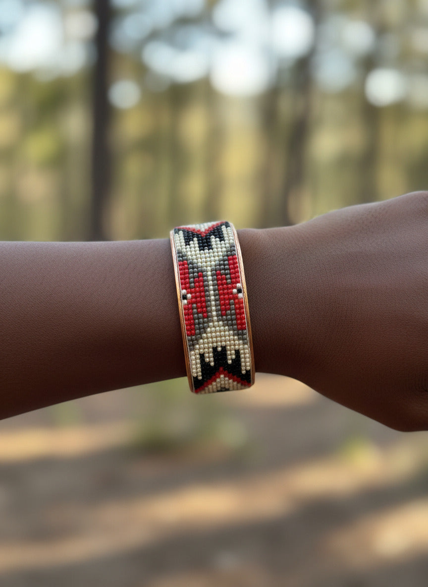 Copper Beaded Bracelet