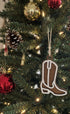 Wooden Layer Boot Ornament