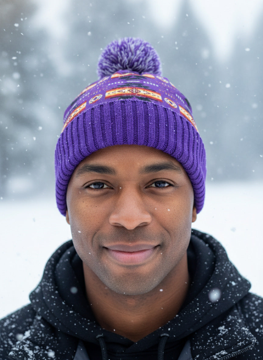 Sublimation Southwest Print Knit Hat