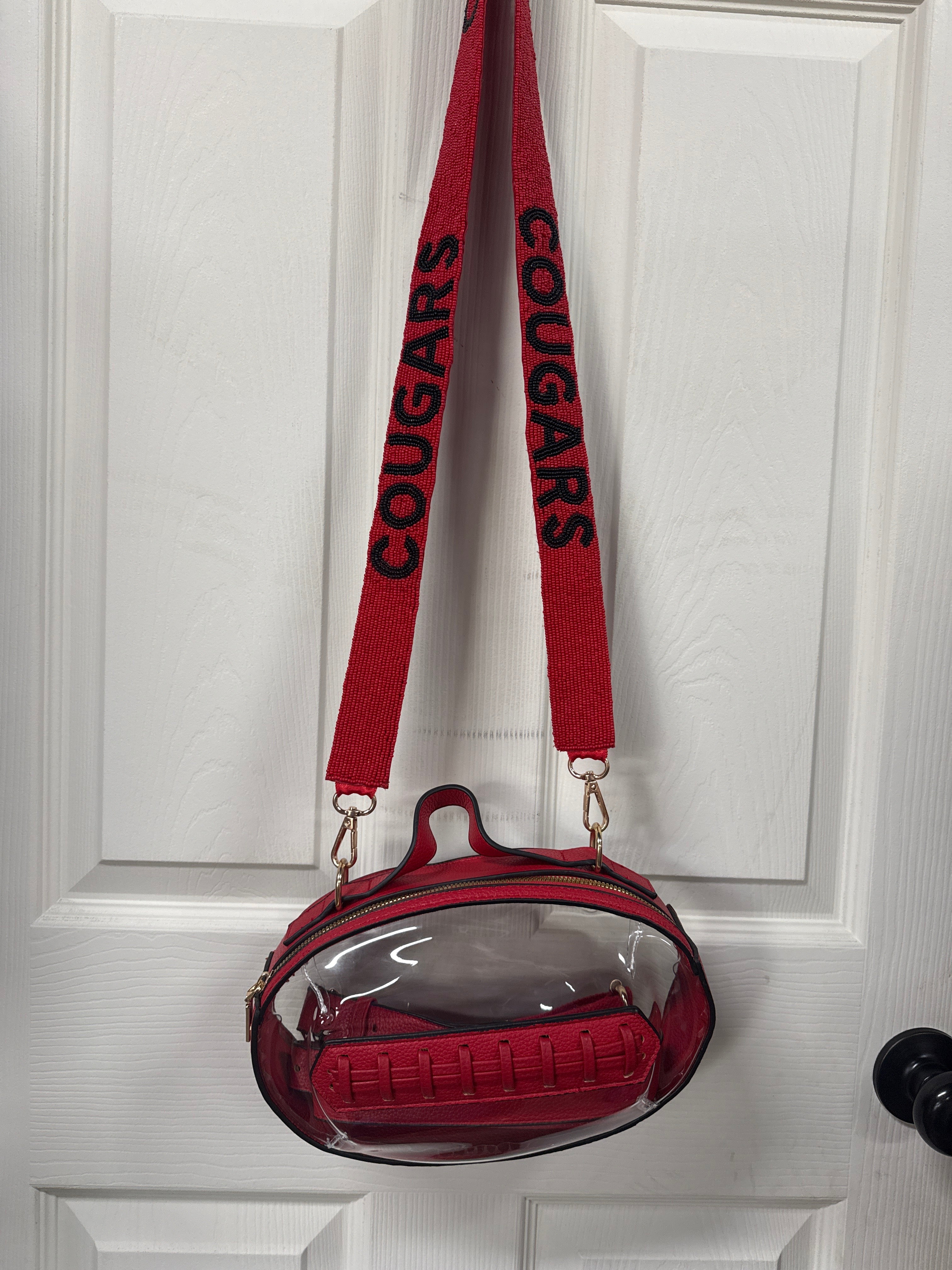 Clear Football Purse