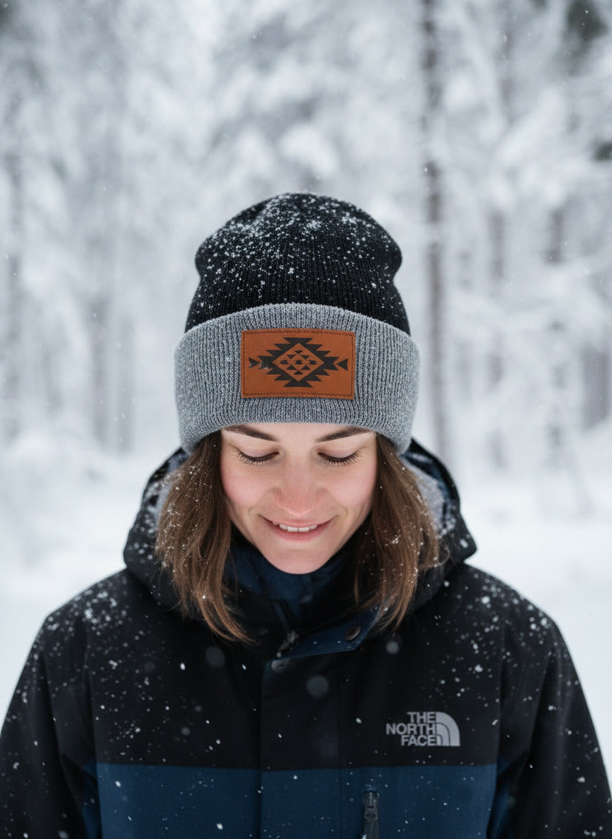 Two Tone Southwest Beanie