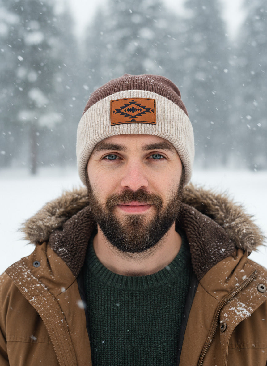 Two Tone Southwest Beanie