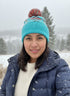 Winter Beanie with Pom Poms