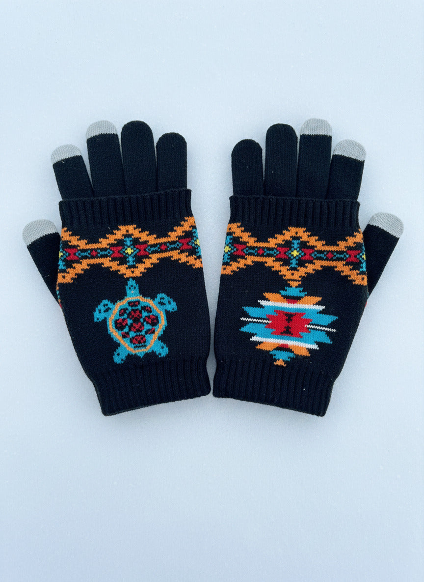 Southwest Knitted Gloves