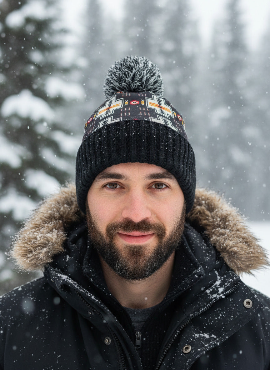 Sublimation Southwest Print Knit Hat