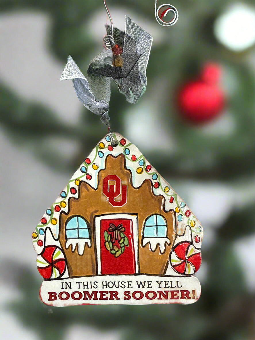 OU/OSU Christmas Ornament