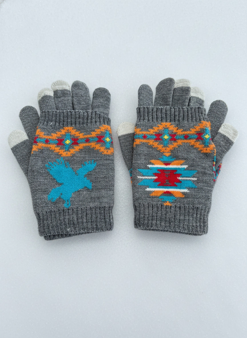 Southwest Knitted Gloves