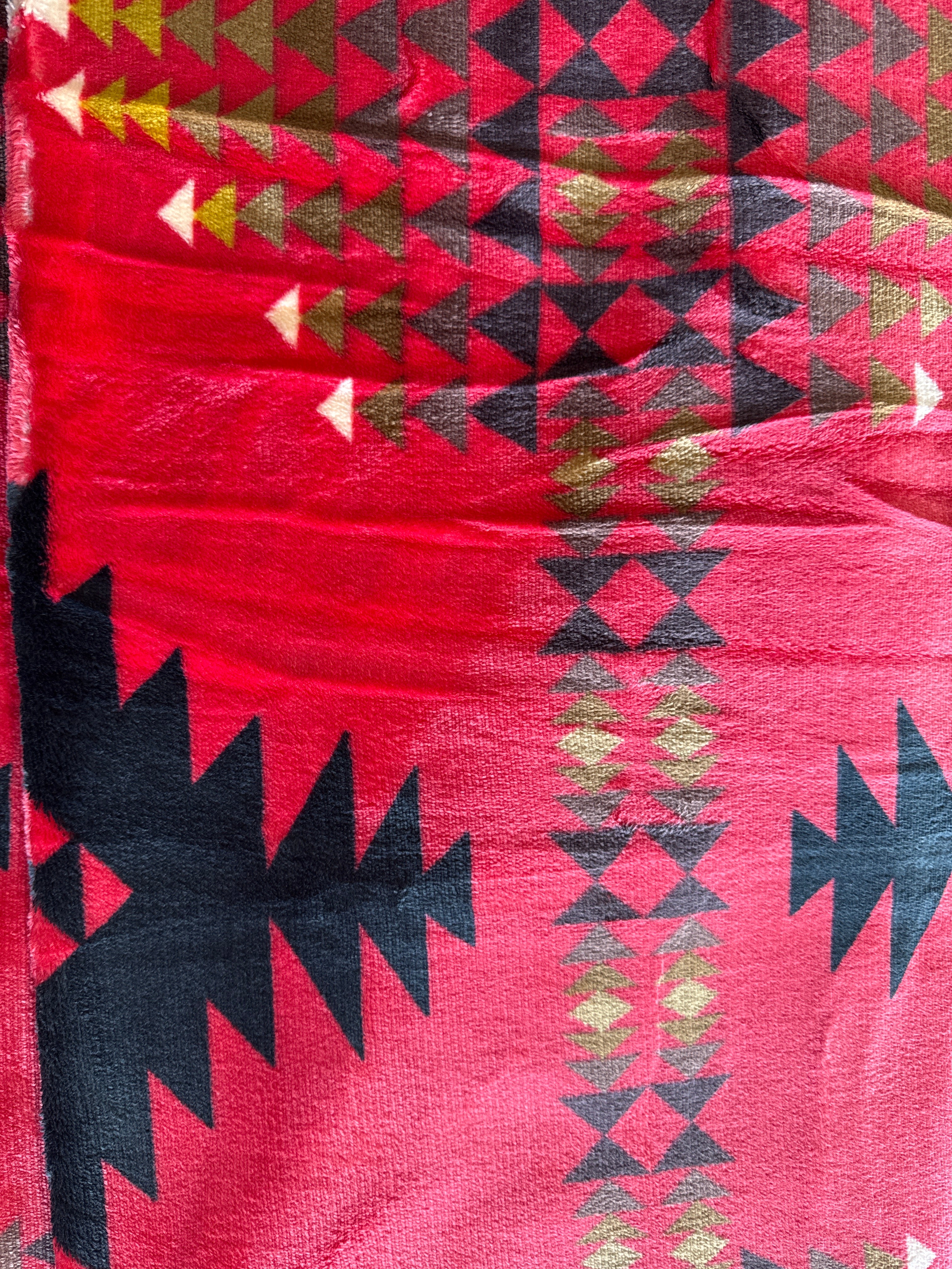 Native Print Plush Blankets