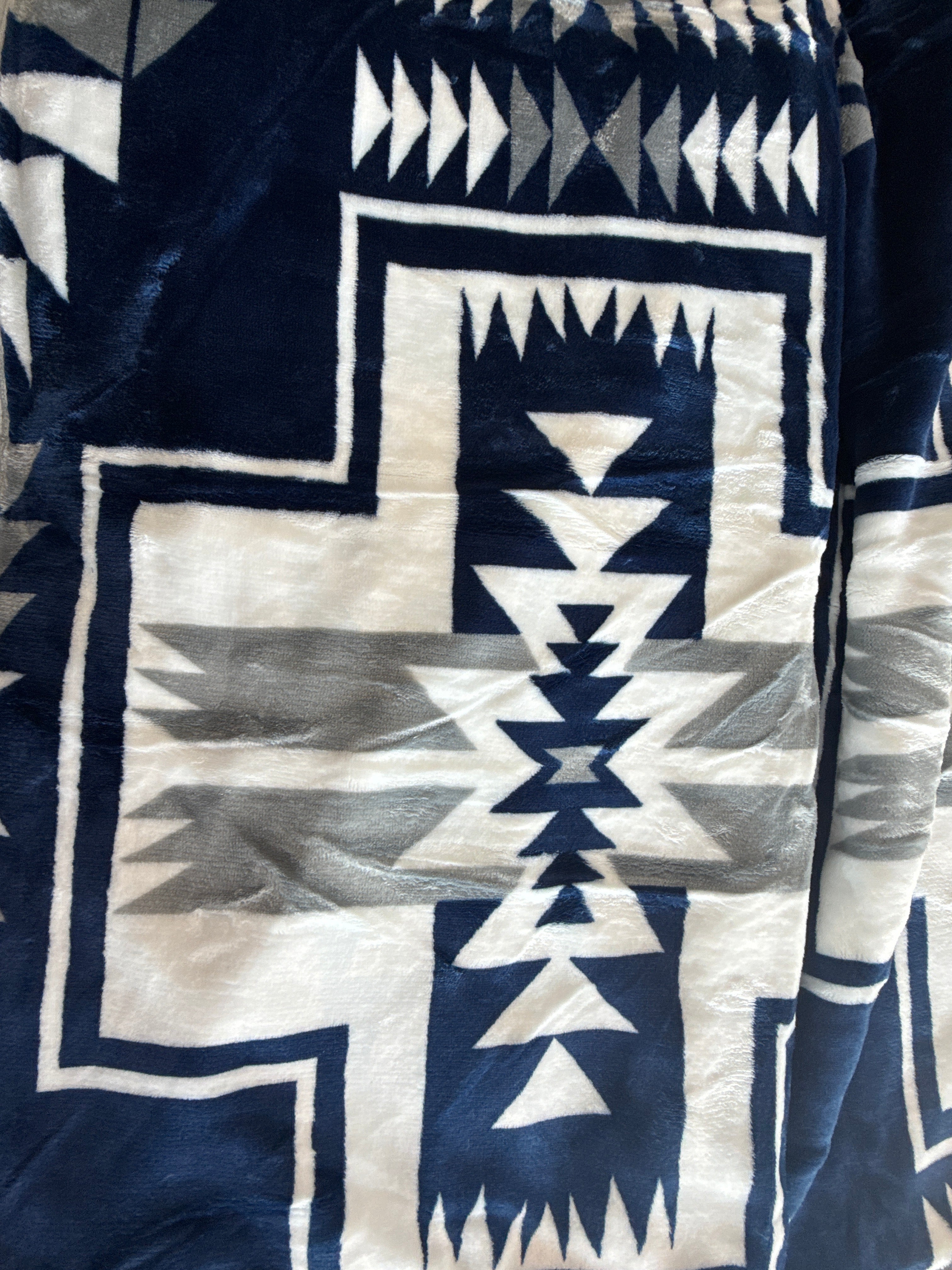 Native Print Plush Blankets