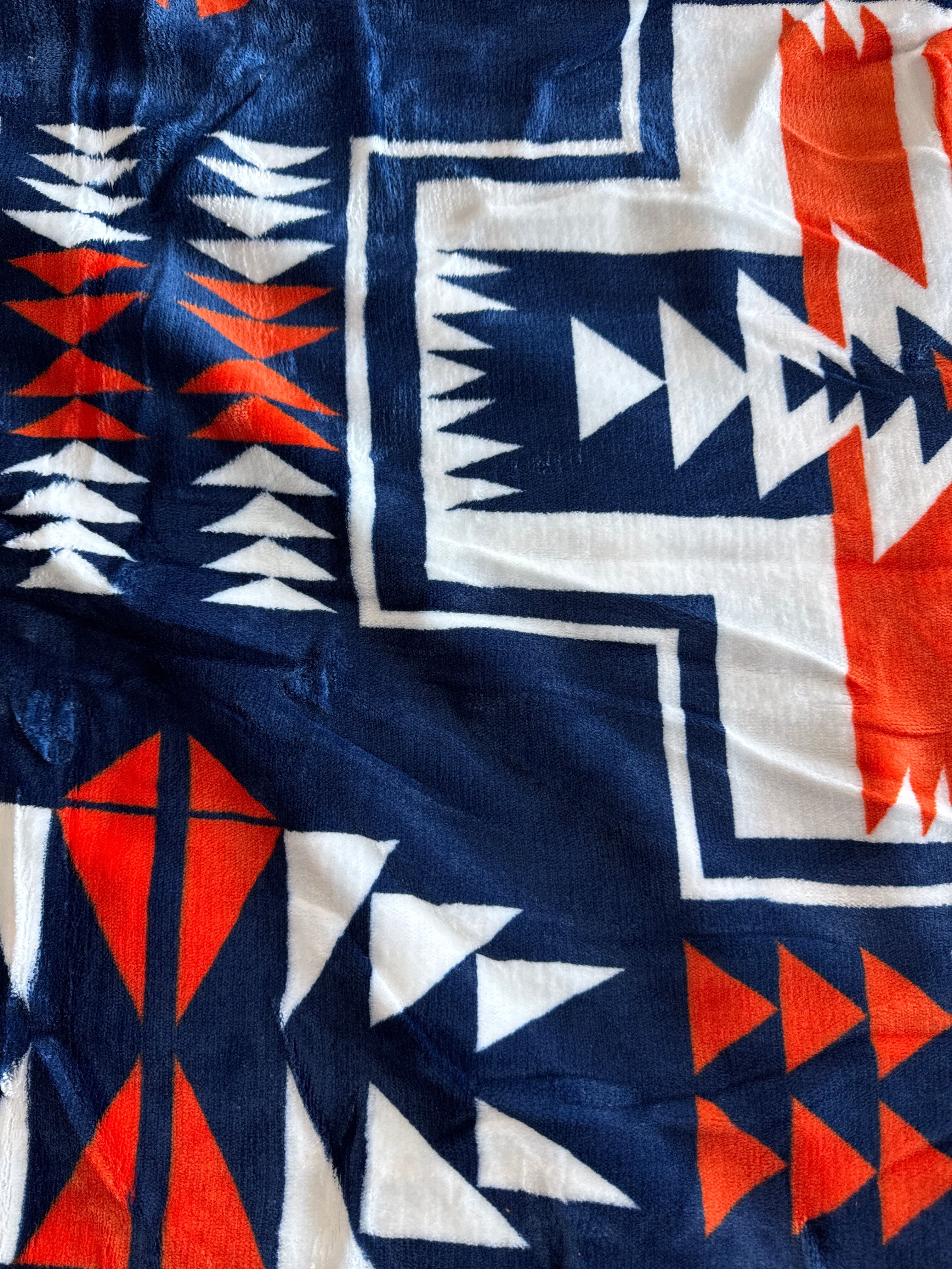 Native Print Plush Blankets