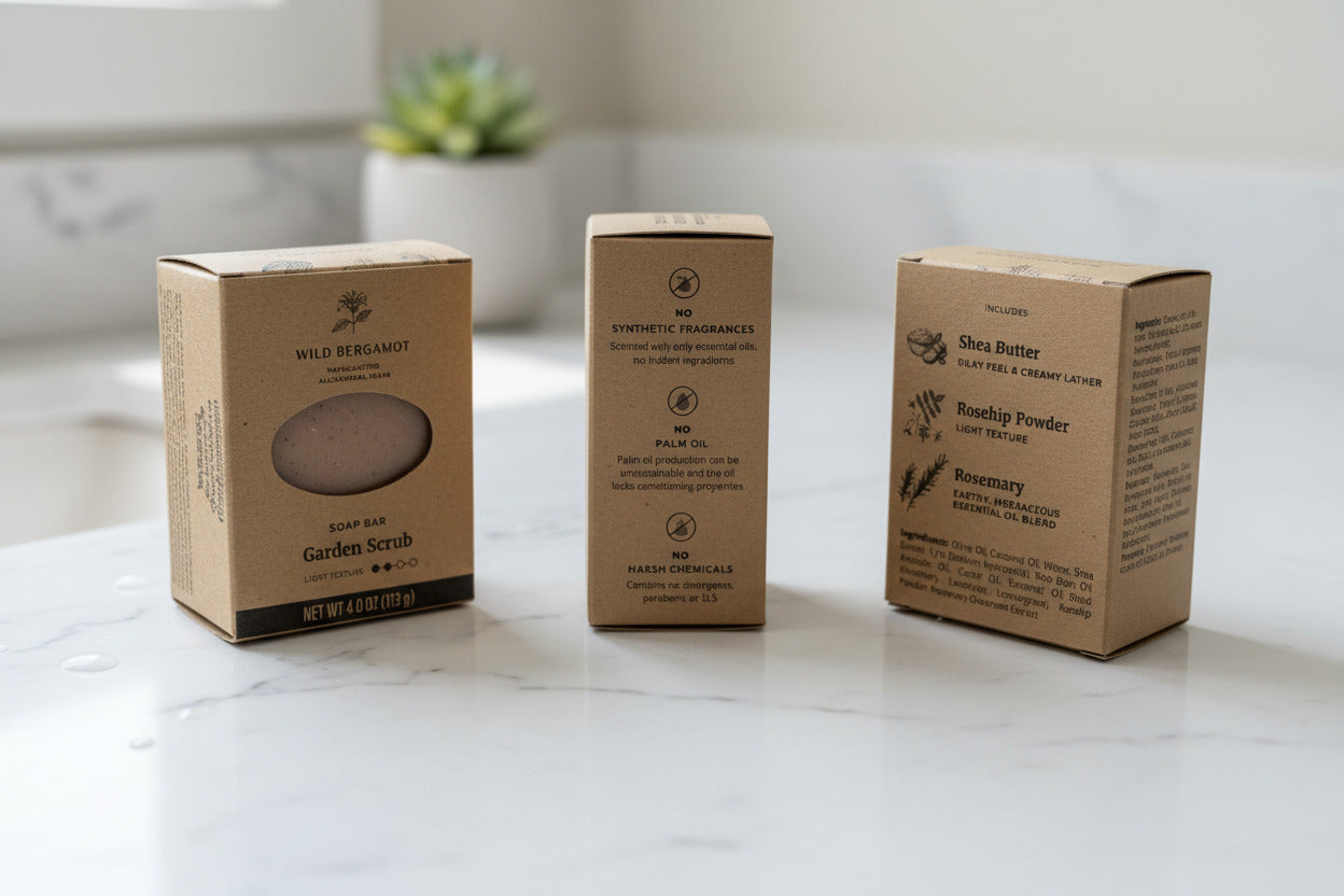 All Natural Soaps - Wild Bergamot
