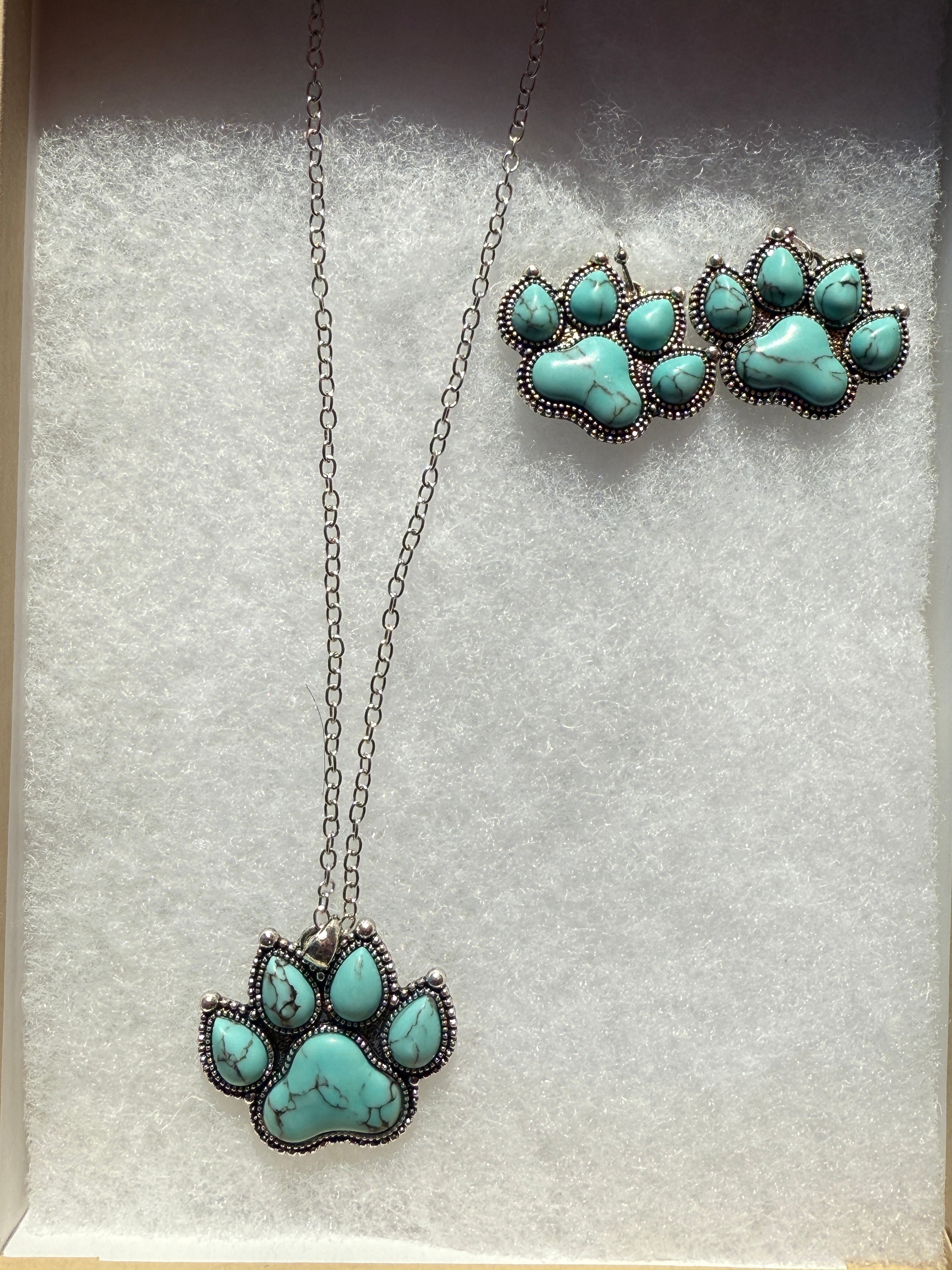 Paw Earring Set