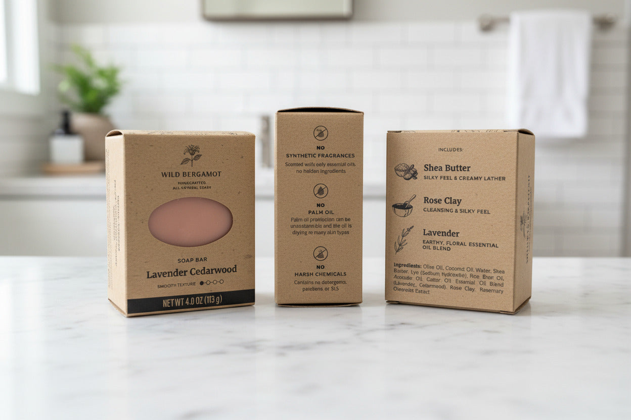 All Natural Soaps - Wild Bergamot
