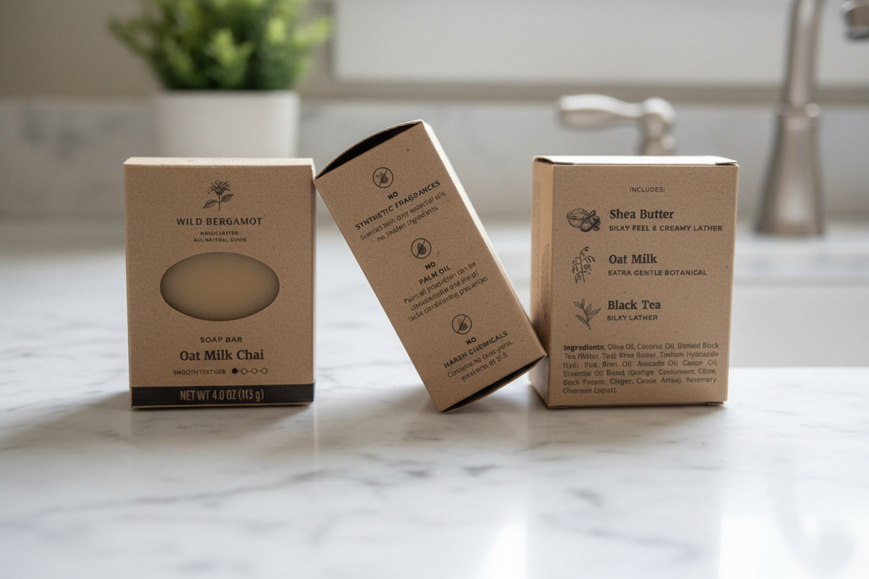All Natural Soaps - Wild Bergamot