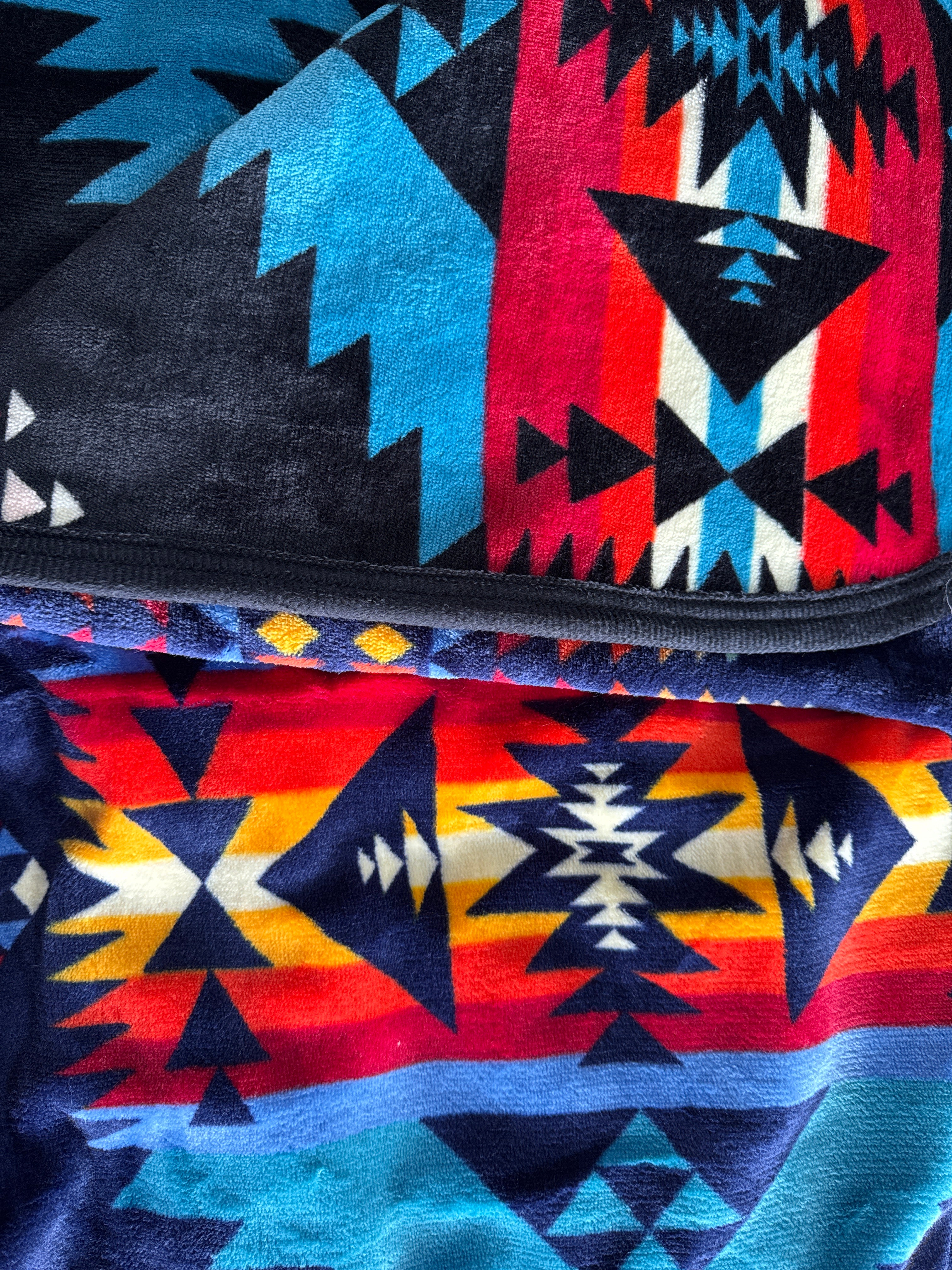 Native Print Plush Blankets