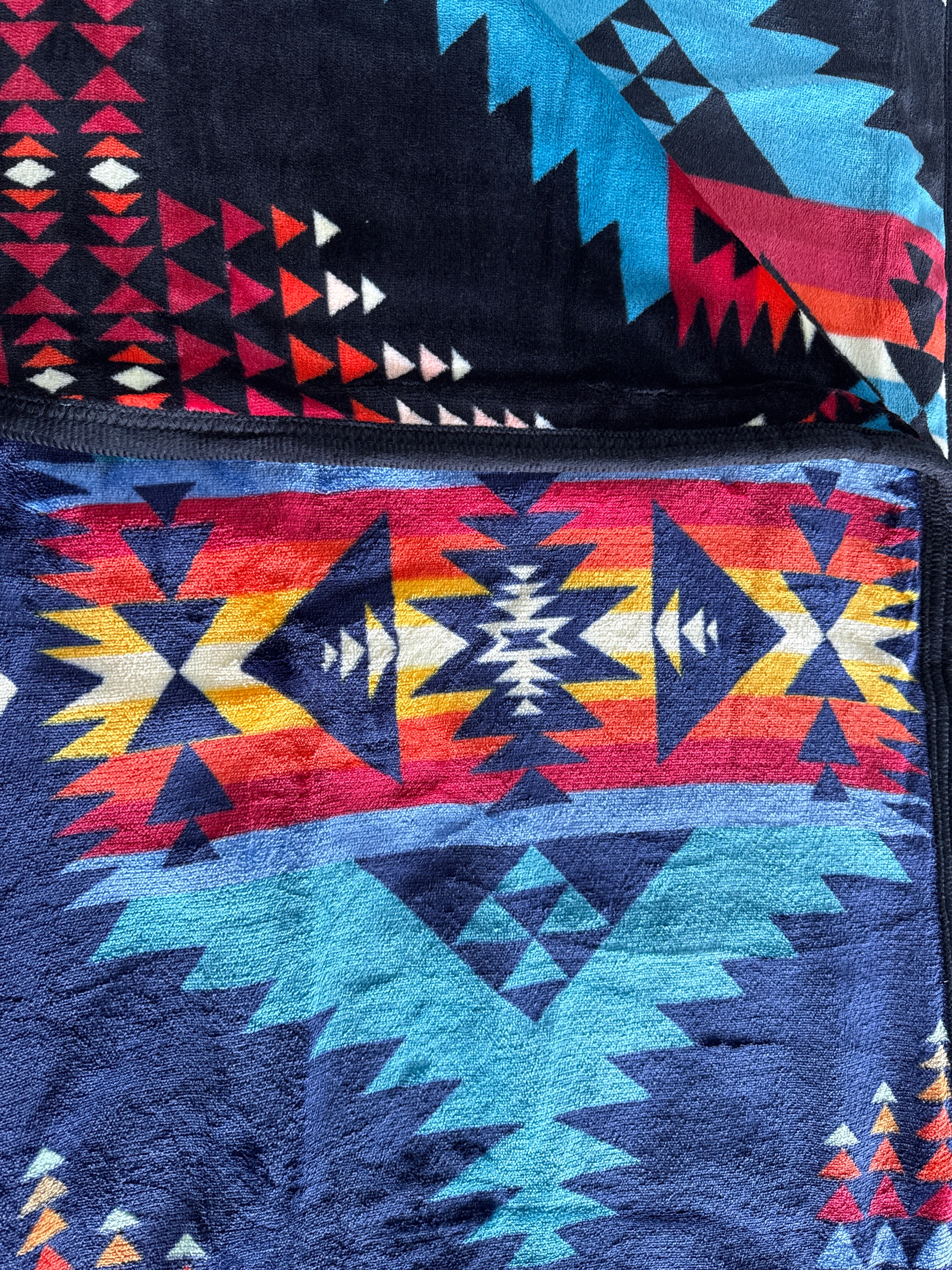 Native Print Plush Blankets