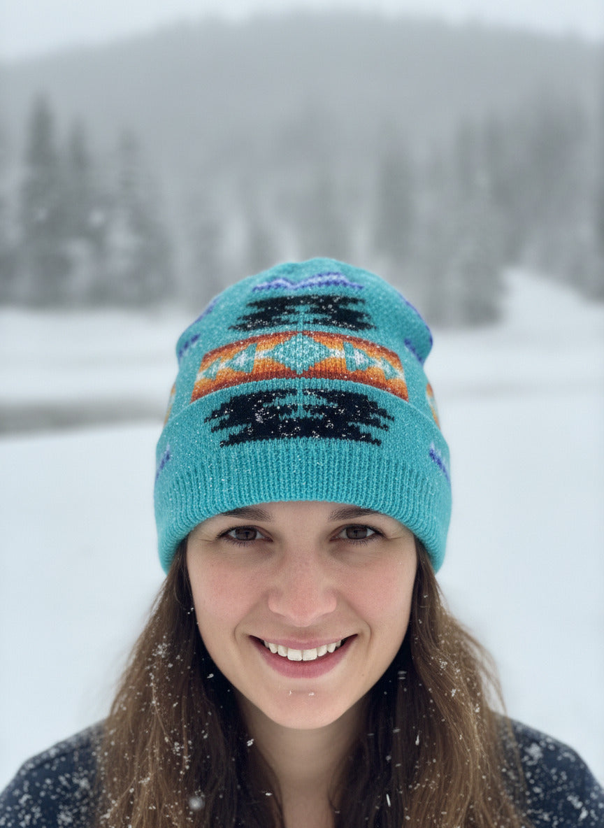 Knitted Southwest Beanie