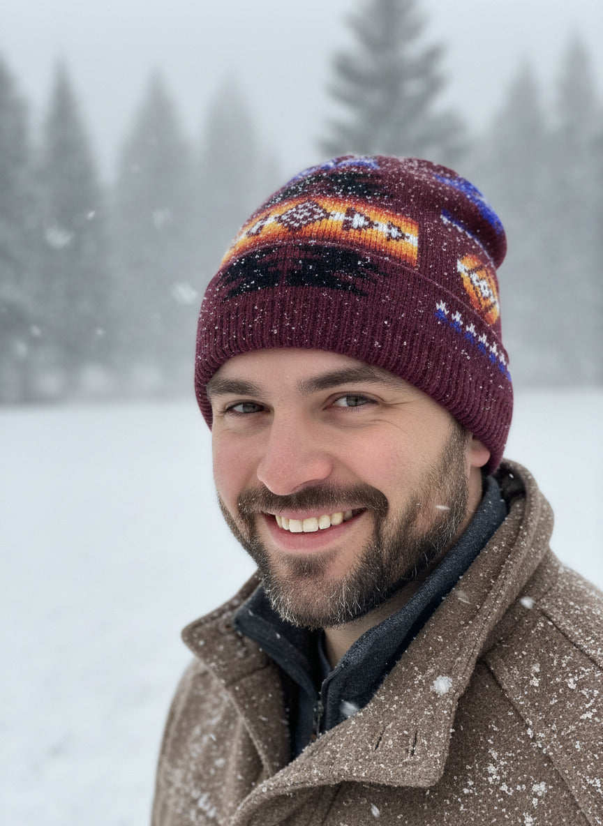 Knitted Southwest Beanie