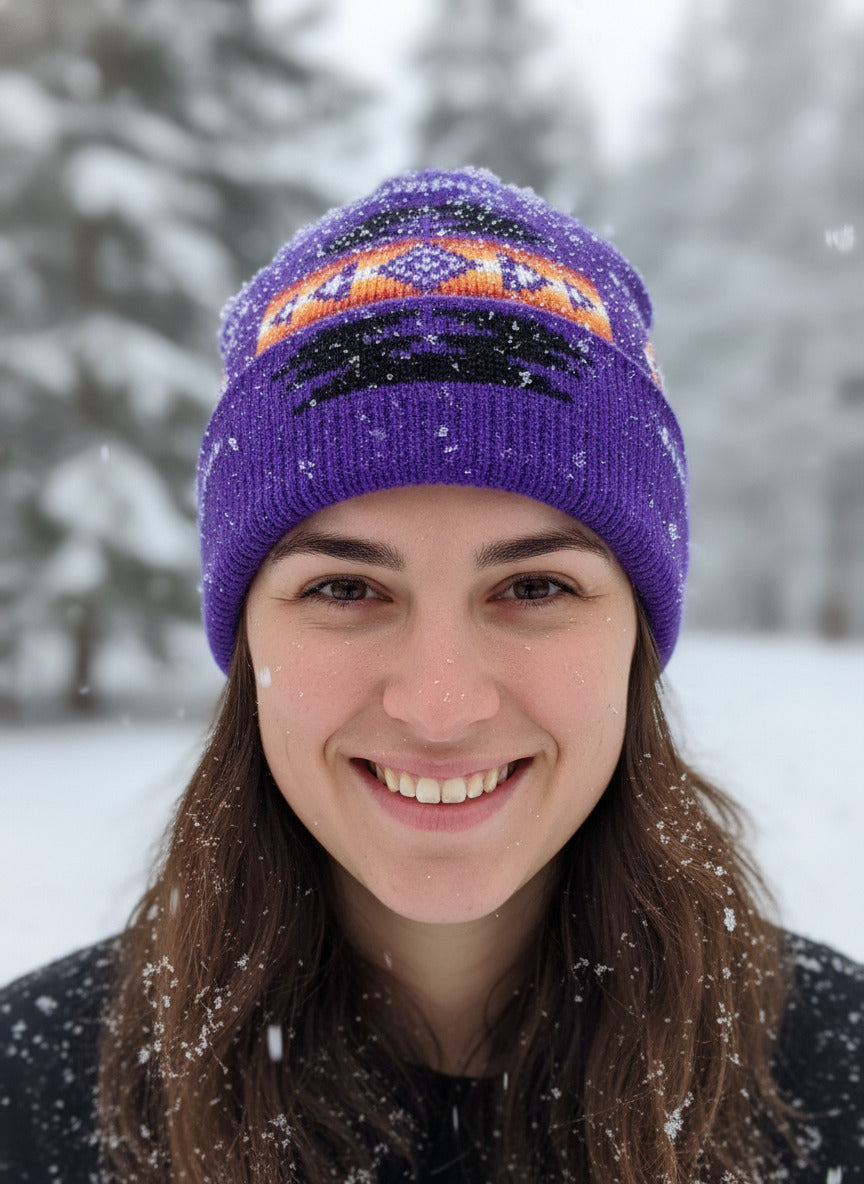 Knitted Southwest Beanie